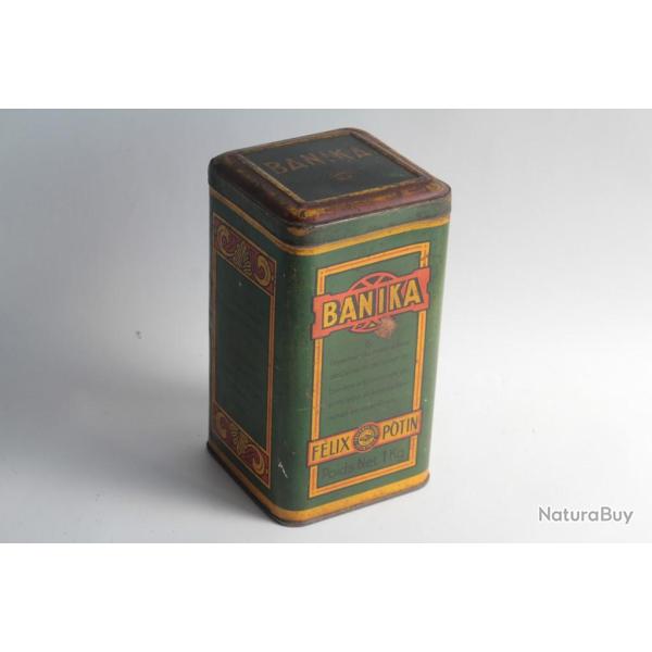 Bo�te chocolat cacao Banika F�lix Potin t�le lithographi�e