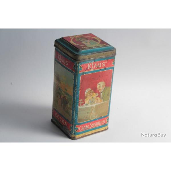 Bo�te chocolat Cacao Klaus t�le lithographi�e