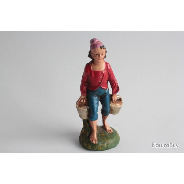 Figurine vintage Composition gar�ons portant des sceaux Italie