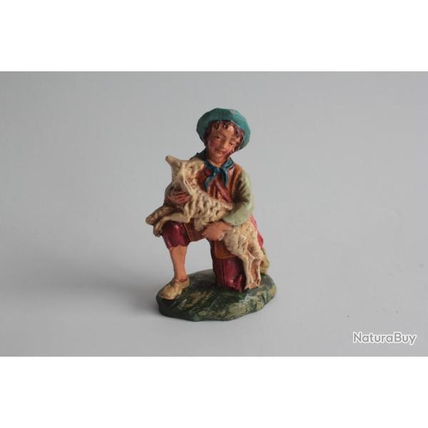 Figurine vintage Composition gar�ons avec son mouton Italie