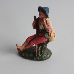 Figurine vintage Composition garçons rêvassant Italie