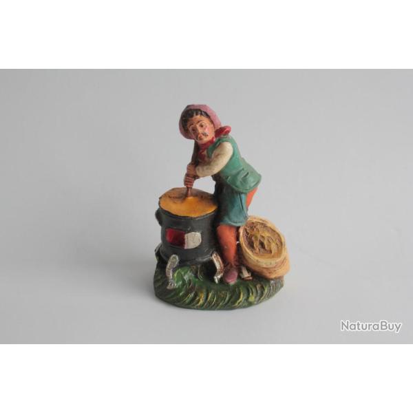 Figurine vintage Composition m�tier cuisinier Italie