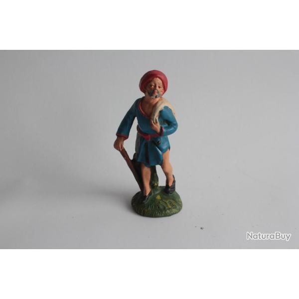 Figurine vintage Composition personne �g�e marchant Italie