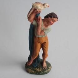 Figurine vintage Composition M&eacute;tier fauconnier Italie