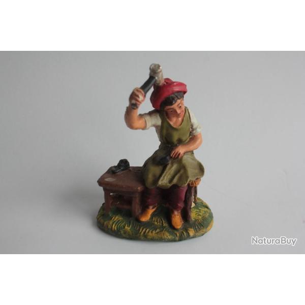 Figurine vintage Composition m�tier Cordonnier Italie