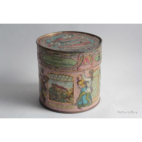 Bo�te t�le lithographi�e Lebkuchen N�rnberg Allemagne