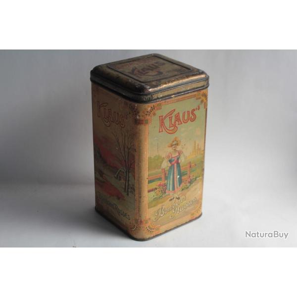 Bo�te Klaus Bonbons Russes t�le lithographi�e