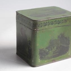 Boite en tôle Souvenir lithographie paysage Suisse