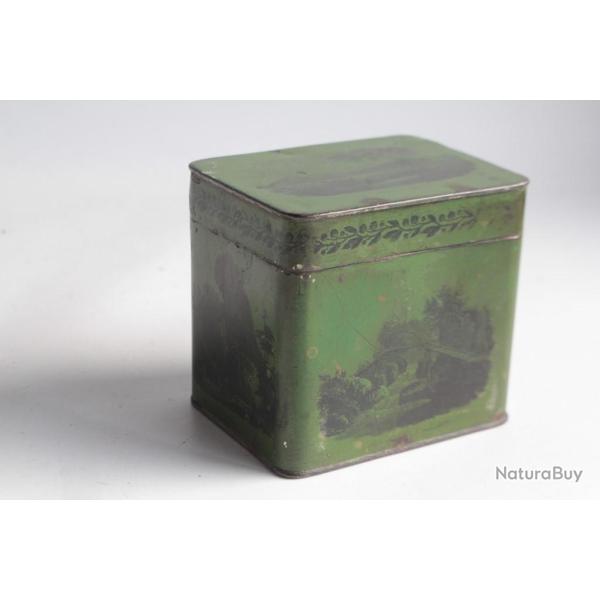 Boite en t�le Souvenir lithographie paysage Suisse