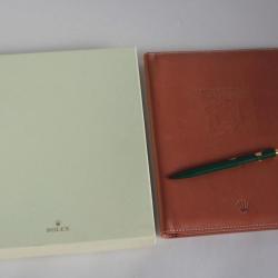 ROLEX Bloc notes cuir Rolex Grand Slam of Show Jumping Notebook Padfolio