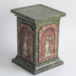 Boîte à biscuits tôle lithographiée Huntley & Palmers Colonne antique