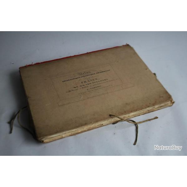 Atlas gographique Dpartements France et colonies Gravures Tardieu 1845