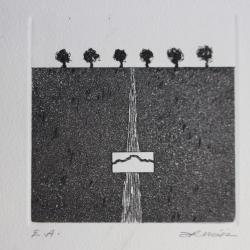 Gravure lithographiée Doroteo ARNÁIZ Épreuve d'artiste