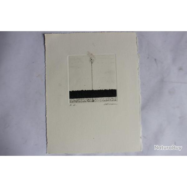 Gravure lithographi�e Doroteo ARN�IZ �preuve d'artiste