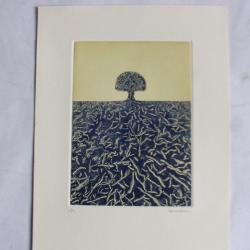 Gravure lithographiée Doroteo ARNÁIZ