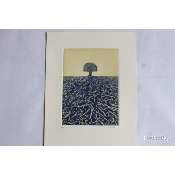 Gravure lithographi�e Doroteo ARN�IZ