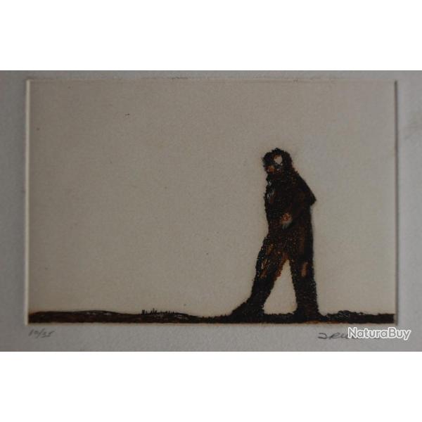 Gravure lithographi�e Doroteo ARN�IZ Caminante de la paz