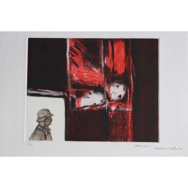 Gravure lithographie Doroteo ARNIZ Faites l'amour, non la guerre