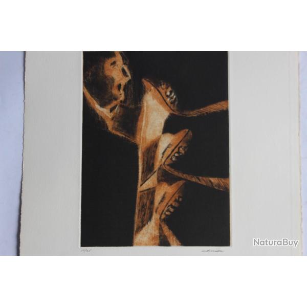 Gravure lithographi�e Doroteo ARN�IZ Bla, Bla, Bla