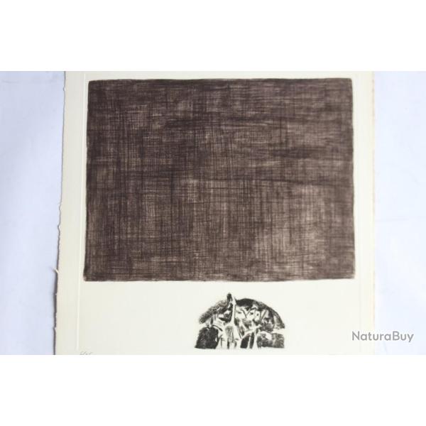 Gravure lithographi�e Doroteo ARN�IZ Homog�n�isation