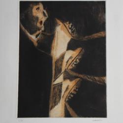 Gravure lithographiée Doroteo ARNÁIZ Bla, Bla, Bla