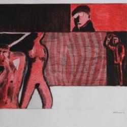 Gravure lithographiée Doroteo ARNÁIZ Sex Hit Boom