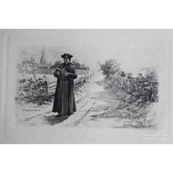 Gravure lithographi�e A.F. XIXe si�cle