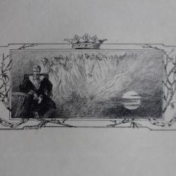 Gravure lithographiée Gustave FRAIPONT XIXe siècle