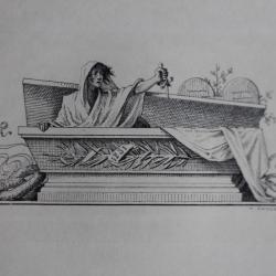 Gravure lithographiée H. DANGER XIXe siècle