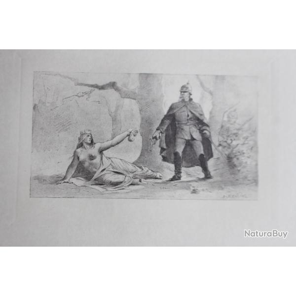 Gravure lithographie XIXe sicle