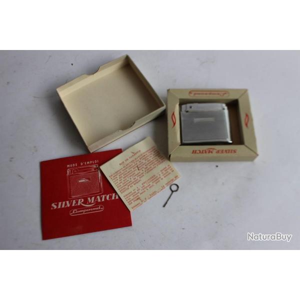 Briquet gaz SILVER MATCH + boite