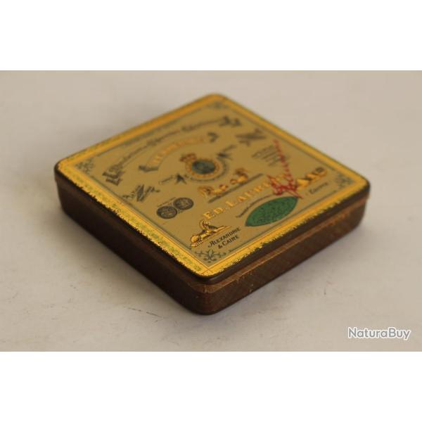 Boite a cigarettes ED. LAURENS Kh�dive Suisse t�le lithographi�e tabac