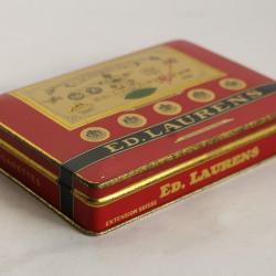 Boite a cigarettes ED. LAURENS Kh&eacute;dive Suisse t&ocirc;le lithographi&eacute;e tabac