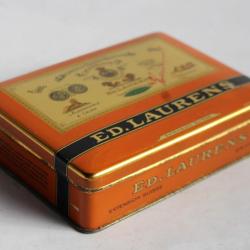 Boite a cigarettes ED. LAURENS Kh&eacute;dive Suisse t&ocirc;le lithographi&eacute;e tabac