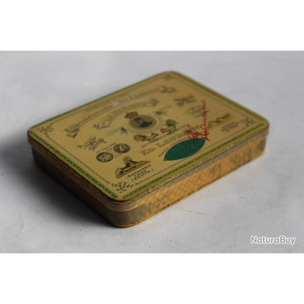 Boite cigarettes ED. LAURENS Kh�dive surfine Figaro lithographi�e tabac