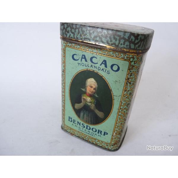 Boite chocolat cacao BENSDORP t�le lithographi�e