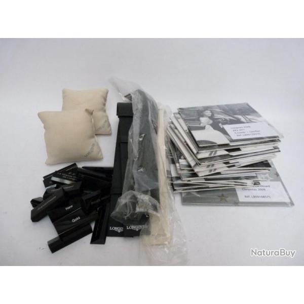 Pr�sentoirs et objets de vitrine montres LONGINES horlogerie