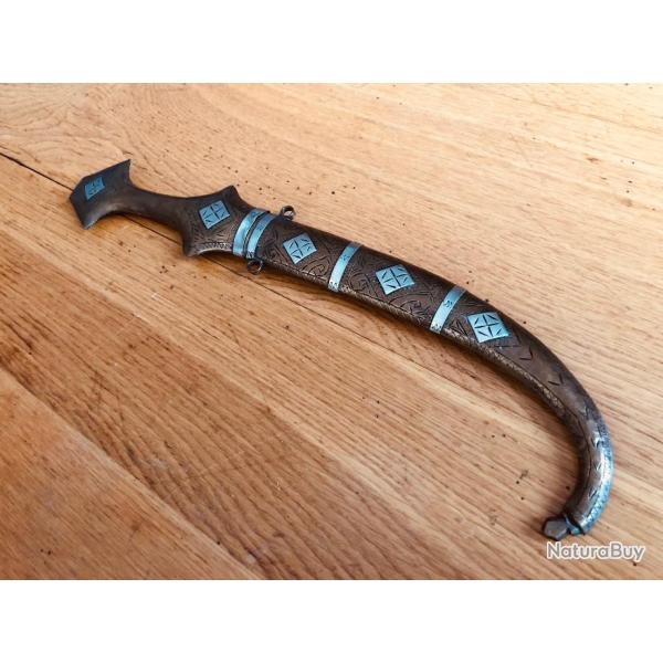 Couteau Marocain Traditionnel Mtal, Maroc