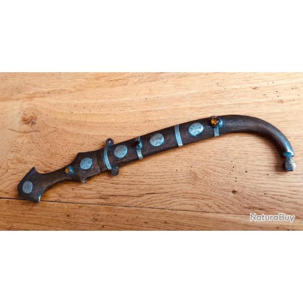 Couteau Marocain Traditionnel en Mtal, Maroc