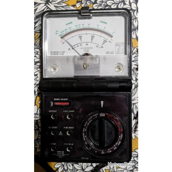 Ancien Multim�tre Analogique "Micronta"