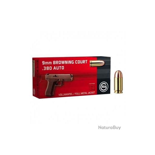 Munitions Geco 9 mm Browning Court .380 Auto boite de 50 1 Boite 50 munitions