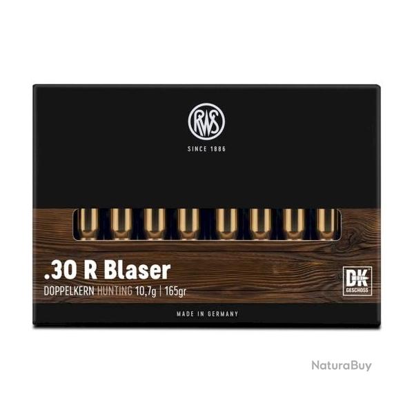 Munitions RWS Cal.30R Blaser DK 10.7g 165grains
