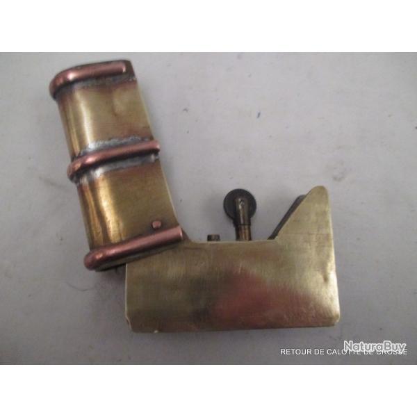 Artisanat de tranch�e - briquet a essence - genre  livre de messe  - tr�s bon �tat
