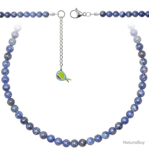 Collier en sodalite - Perles rondes 6 mm - 43 cm