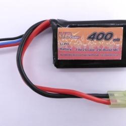 BATTERIE LI-PO 7.4V 400MAH