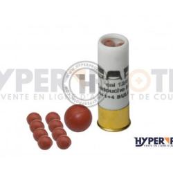 5 Cartouches de d&eacute;fense Calibre 12/67 Gomm-Cogne Mixte