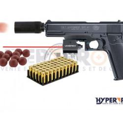 Pack Ultime D&eacute;fense Colt Government 1911 A1 - Pistolet Alarme