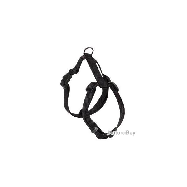 HARNAIS NYLON REGLABLE NOIR 15MM 35/50CM S