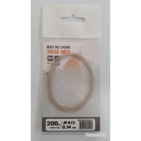 BAS DE LIGNE TISSE NEO 200CM SOIE 4-5