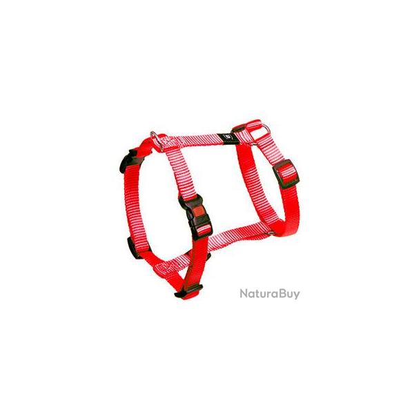 HARNAIS H ZIGGI ROUGE 60-85CM 25MM